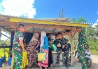 Pindang Ibu Siti Laris Manis, Sentuhan Komsos Satgas TMMD Bangkalan Hangatkan Hati Warga
