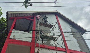 Satgas TMMD Kodim Bangkalan Semakin Bersemangat Pacu Penyelesaian Kelas SD Durin Barat
